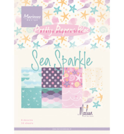 PK9163 Pretty Papers Blocks Sea sparkle by Marleen A5