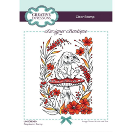 UMSDB080 Creative Expressions clear stempel set Daydream bunny A6