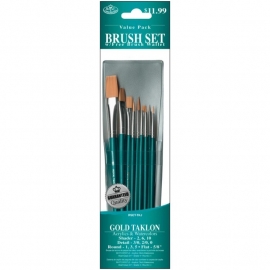 325152 Brush Set Value Pack Gold Taklon