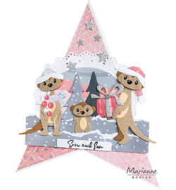 COL1490 Marianne Design Collectables Eline's Meercats