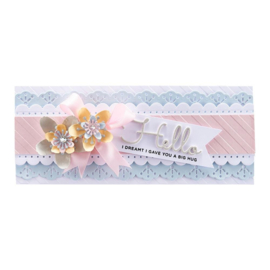 S41165 Spellbinders Etched Dies By Becca Feeken Romantic Slimline Borders