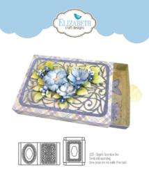 2123 Evening Rose Dies Elegant Decorative Box