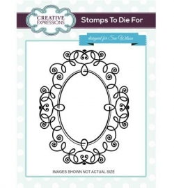UMS713 Stamps To Die For Looking Glass