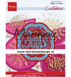 LR0619 Cutting & embossing Anja's Warme Winter Wensen