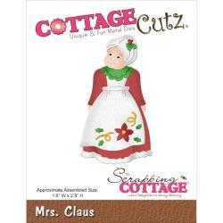 506199 CottageCutz Die Mrs. Claus 1.6"X2.8"