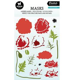 SL-ES-MASK196 StudioLight Poppy flowers Essentials nr.196