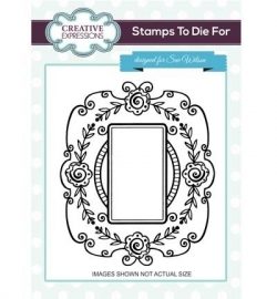 UMS719 Stamps To Die For Petal Garland
