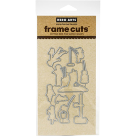 602687 Hero Arts Frame Cut Dies Lake Time Fun