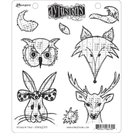 377756 Dyan Reaveley's Dylusions Cling Stamp Collections Heads N Tails