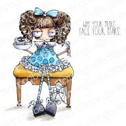 EB918 Stamping Bella Cling Stamps Oddball Little Miss Muffett