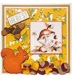 CR1663 Marianne Design craftables Background Fall leaves