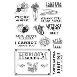 HA-CM156 Hero Arts Clear Stamps Produce & Seeds 4"X6"