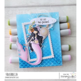 661997 Stamping Bella Cling Stamps Curvy Girl Mermaid