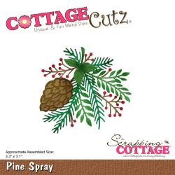 204720 CottageCutz Die Pine Spray 3.3"X3.1"