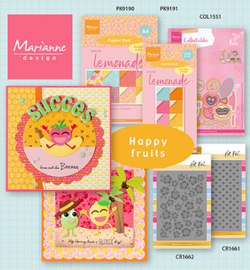 CR1661Marianne Design Hot foil Hearts