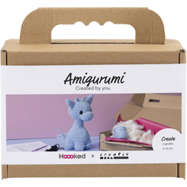 977878 Creativ Company Amigurumi hobbyset, Giraf, lichtblauw