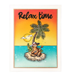 BL-ES-STAMP459 Laurens van Gurp Chilling sloth By Laurens nr.459