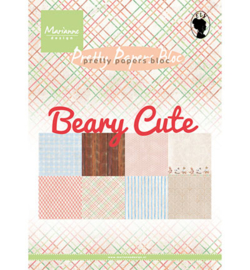 Pk9145 Marianne Design Pretty Papers Beary cute A5