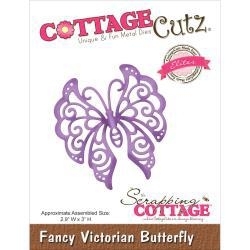 423135 CottageCutz Elites Die Fancy Victorian Butterfly, 2.9"X3"