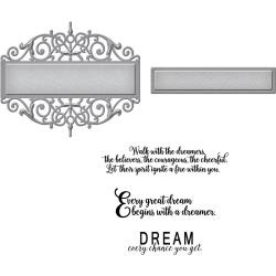 SDS055 Spellbinders Stamp & Die Set Beautiful Dreamer