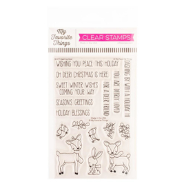 CS517 My Favorite Things Vault Clear Stamps Dashing Deer 4"X6"