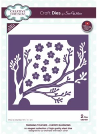CED1531 Creative Expressions Finishing touches craft die Cherry blossoms