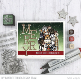 CS631 My Favorite Things Clear Stamps  Best Dog Friends 4"X6"