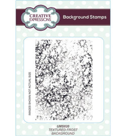 UMS820 Background Stamp Textured Frost