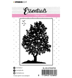 SL-ES-STAMP26 StudioLight Clear Stamp Flower bush Essentials nr.26