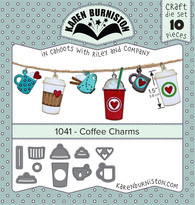 KBR1041 Karen Burniston Dies Coffee Charms