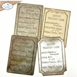 CS362 Elizabeth Craft Designs Remember Moments A6 Stamps Classic ATC Stamps