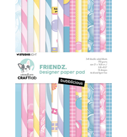 CCL-FR-DPP358 CraftLab CCL Designer Paper Pad Bubblicious Friendz nr.358