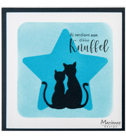 CS1087 Marianne Design stempel Lieve teksten