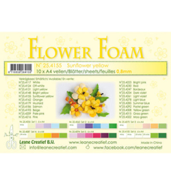 254155 Leane Creatief Foam sheets Sunflower yellow