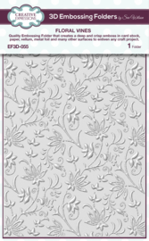 EF3D-055 Creative Expressions Sue Wilson 3D Embossing Folder Floral Vines