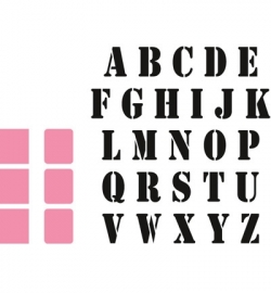 COL1396 Collectable Stempel alfabet