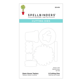 S3414 Spellbinders Etched Dies Open House Topiary