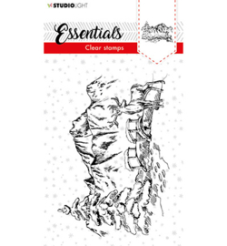 SL-ES-STAMP91 - SL Clear stamp Christmas Senery Essentials nr.91