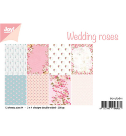6011/0611 Papierset Design Wedding roses