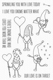 CS-642 My Favorite Things Love You Gnome Matter What Clear Stamps