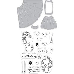 HA-DC211 Hero Arts Stamp & Cuts Dress Up