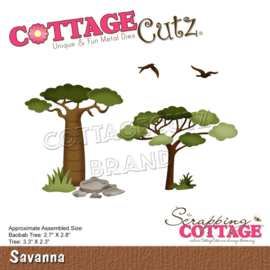 CC852 CottageCutz Dies Savanna 3.3" To 2.3"