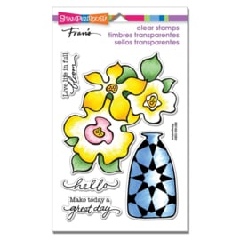 SSC1423 Stampendous Perfectly Clear Stamps Floral Blooms
