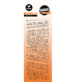SL-GR-STAMP839 StudioLight SL Clear Stamp Music sheet Grunge Collection nr.839