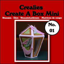 115634/1901 Crealies Create A Box Mini no. 01 Lantaarn