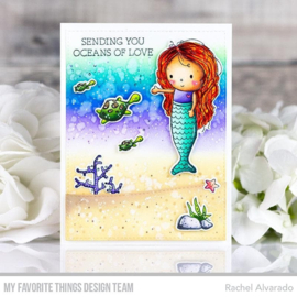 RAM-034 My Favorite Things Oceans of Love Clear Stamps