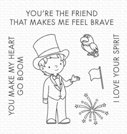 YUZU-006 My Favorite Things You Make My Heart Go Boom Clear Stamps