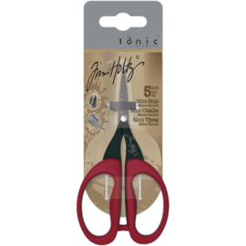 304883 Tim Holtz Non-Stick Micro Serrated Mini Snips 5"