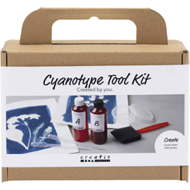 977819 Creativ Company Toolkit voor Cyanotypie, Accessoires, blauw