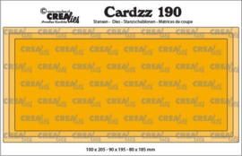 CLCZ190 Crealies Cardzz no 190 Slimline J